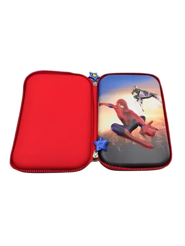 SpiderHero – Spider-Man Blister Pouch for Kids | Single Chain Avenger Pencil Case | Marvel Superhero Stationery Bag NOV12045.