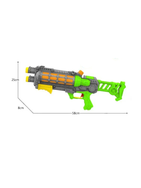 SplashAquaSurge 500 - Dual Nozzle Turbo-Pump Water Blaster for Extreme Pool, Beach, and Backyard Fun Green LMI14288.