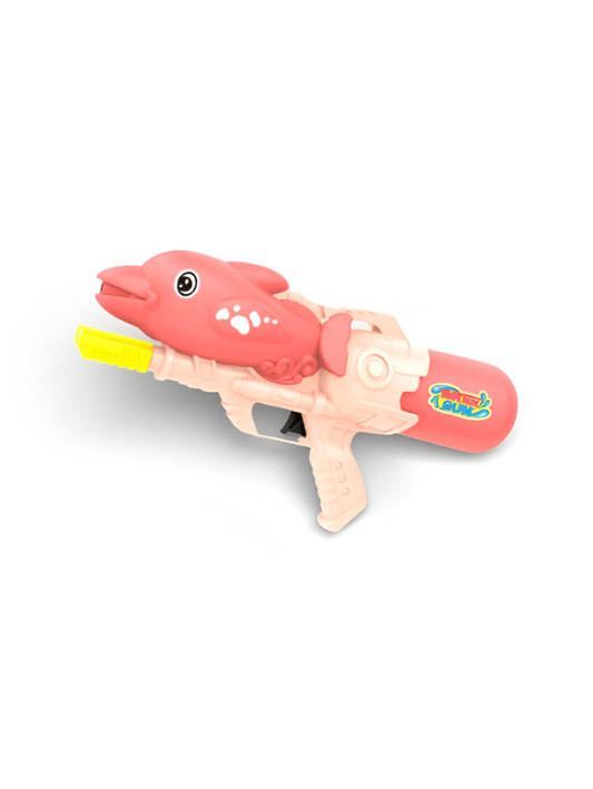 SplashDolphin – 300ml Water Gun | Cute Marine-Themed Pichkari for Pool & Beach Fun Pink LMI14336.