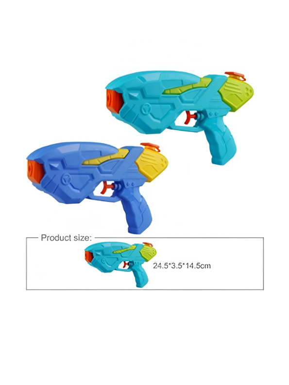 SplashDuo – Pack of 2 Water Gun Pichkari Toys for Kids | High-Pressure Water Sprayers for Holi Navy Blue LMI11809.