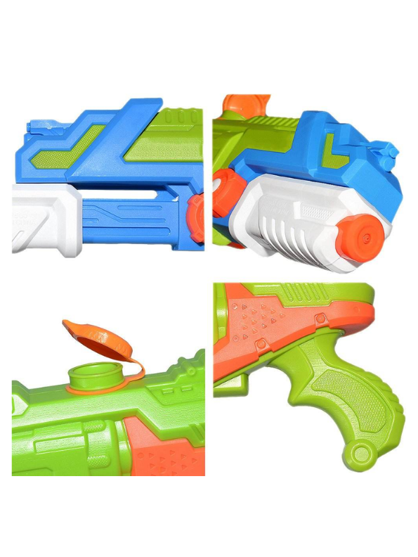 SplashFun – Water Gun Pichkari Toy | Colorful Holi Water Blaster for Children White LMI12026.
