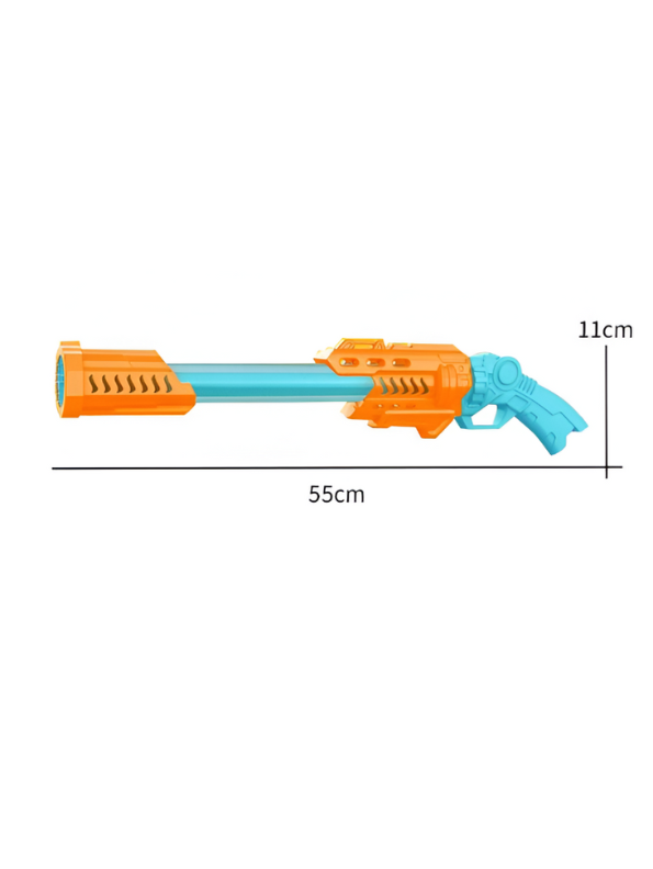 SplashJet Pro – Long-Range Water Gun Pichkari Toy with 6 to 8 Metre Range Orange LMI11418.