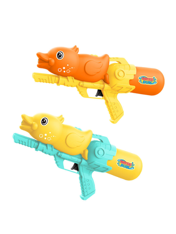 SplashMax – 300ml High-Pressure Water Gun | Large Tank Holi Pichkari for Kids Yellow LMI14338.