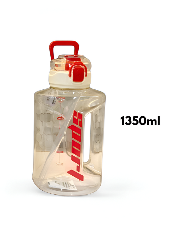 Sport Water Bottle 1350ml with Handle | Leakproof & Portable Hydration for Gym & School | BPA-Free Drink Bottle NOVGBT-50668.