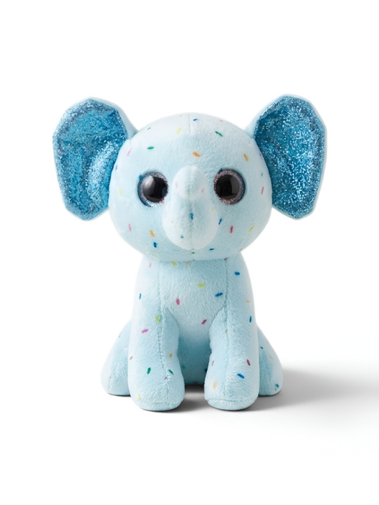 Sprinkles the Elephant Plush | Blue 7-Inch Soft Stuffed Animal ST16790