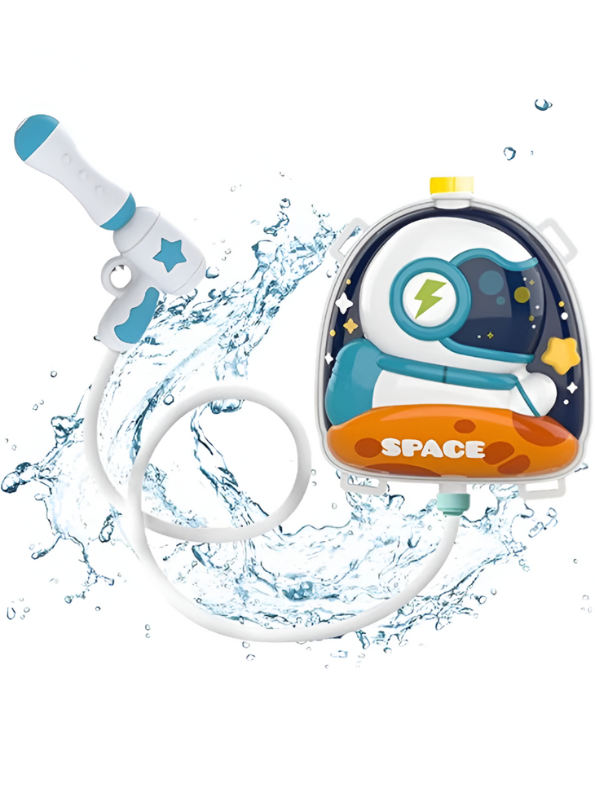 StarJet – Space-Themed Astronaut Backpack Water Gun Pichkari | High Capacity Summer Water Blaster LMI14396.