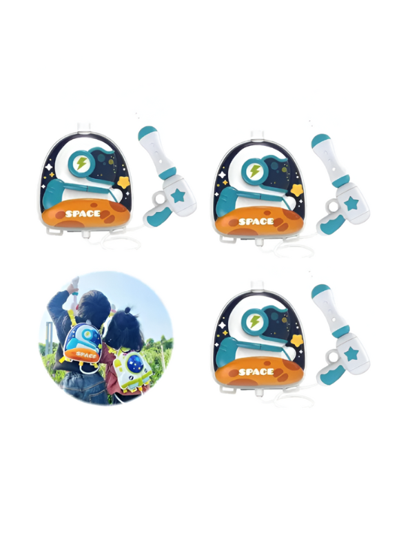 StarJet – Space-Themed Astronaut Backpack Water Gun Pichkari | High Capacity Summer Water Blaster LMI14396.