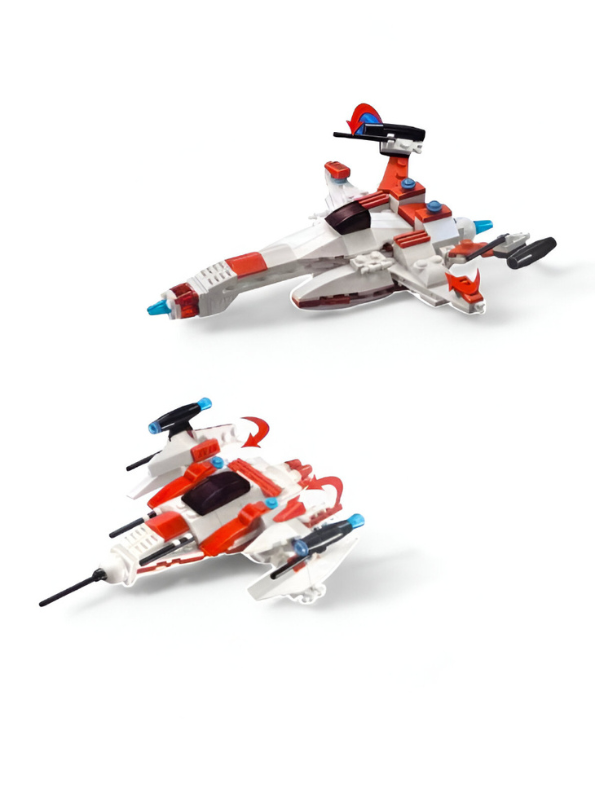 Star Pioneer Building Blocks Set – 146-Piece DIY Space Fighter Spaceship Educational Toy for Kids TV5042.