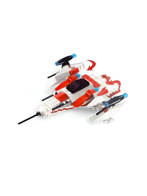 Star Pioneer Building Blocks Set – 146-Piece DIY Space Fighter Spaceship Educational Toy for Kids TV5042.