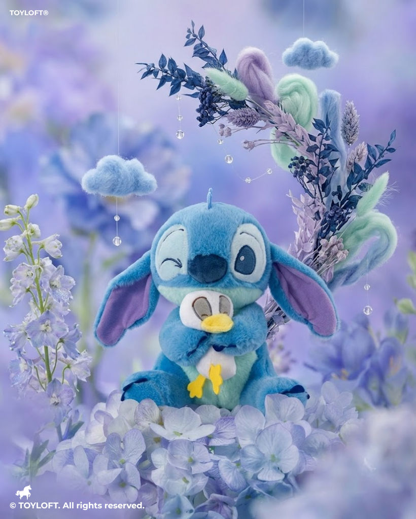 Stitch Plush Toy with Duckling 10 Inch ST16778.