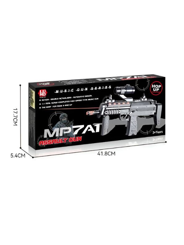 StormStrike MP7A1 Assault Toy Gun for Kids – Soft Bullet Blaster with Realistic Design | Safe Outdoor Shooting Game LMI15090.