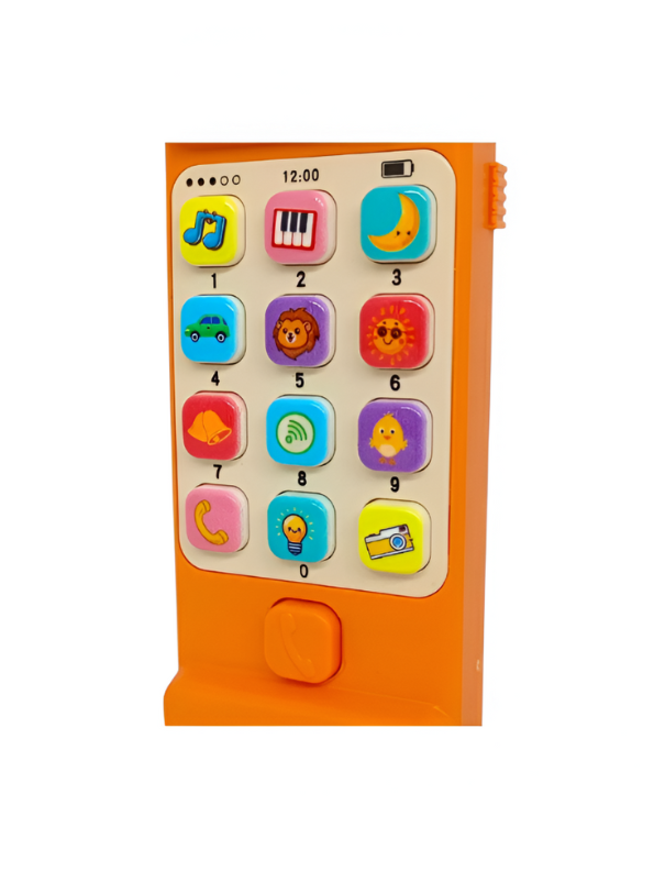 StoryPhone – Educational Kids’ Music & Story Phone Toy | Interactive Learning Smartphone for Toddlers Orange LMI15076.