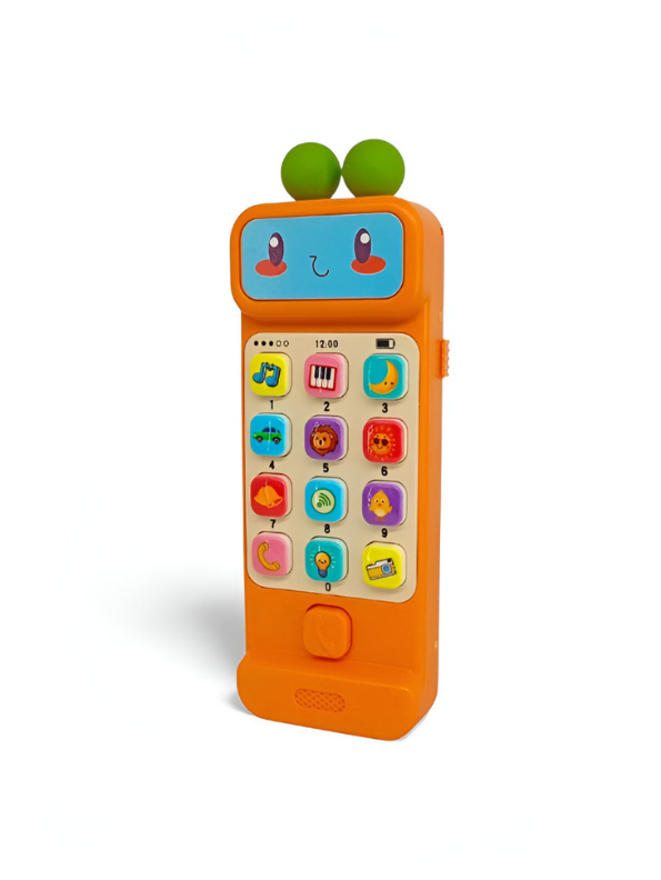 StoryPhone – Educational Kids’ Music & Story Phone Toy | Interactive Learning Smartphone for Toddlers Orange LMI15076.