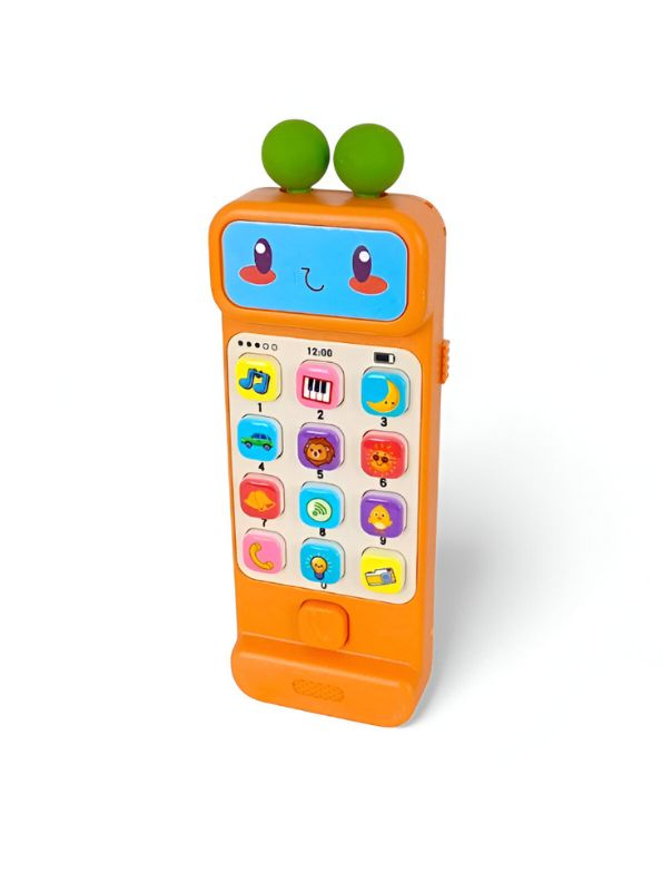 StoryPhone – Educational Kids’ Music & Story Phone Toy | Interactive Learning Smartphone for Toddlers Orange LMI15076.