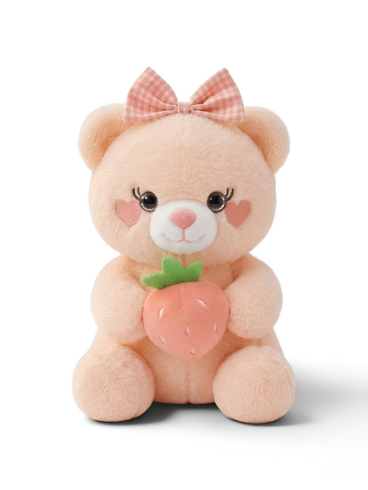 Strawberry Bear Plush – Soft 10" Adorable Stuffed Animal Toy for Kids ST16763.