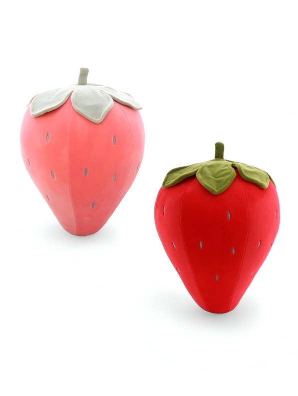 Pink - Strawberry 7 Inch Cute Plush Toy for Kids – Adorable Stuffed Soft Toy LMI9569.