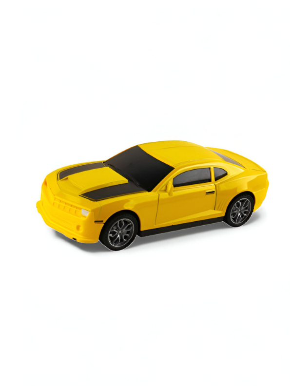 StreetBlaze Yellow Diecast Car Toy – Realistic 1:24 Scale Sports Car Model for Kids & Adults LMI15810.