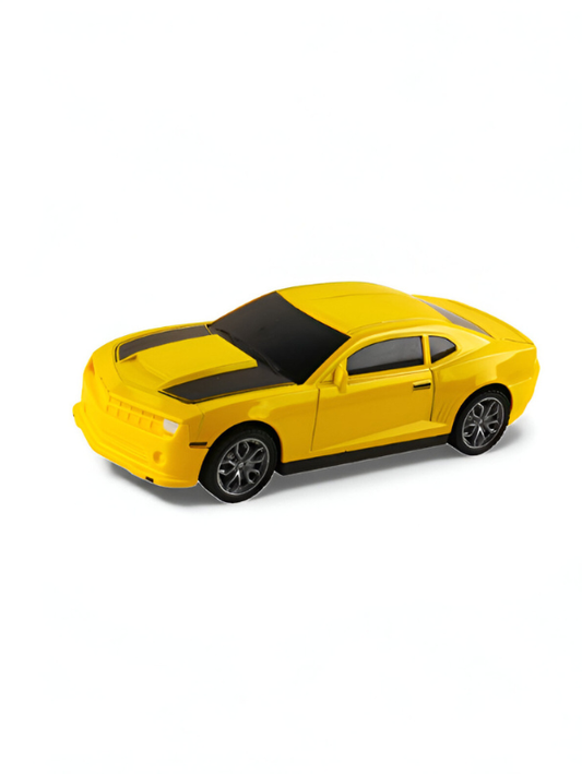 StreetBlaze Yellow Diecast Car Toy – Realistic 1:24 Scale Sports Car Model for Kids & Adults LMI15810.