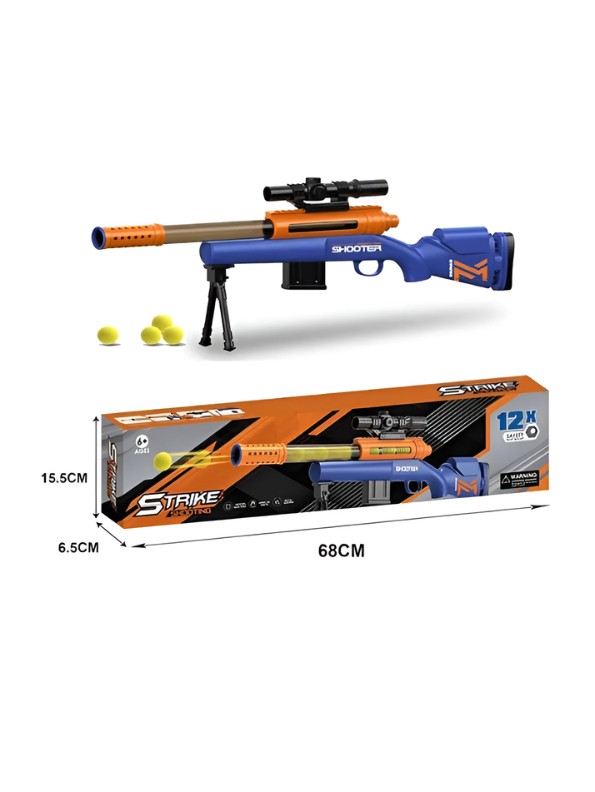 Strike Shooting M24 Toy Sniper Rifle Set with Scope & Bipod Stand TV6973.