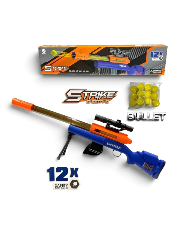Strike Shooting M24 Toy Sniper Rifle Set with Scope & Bipod Stand TV6973.