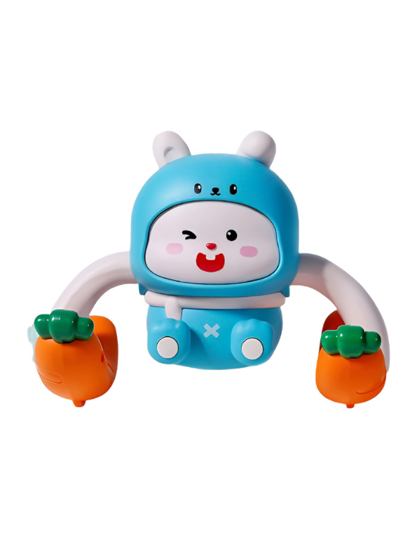 Stunt Pets Voice-Controlled Tumble Bunny – Interactive Rolling & Flipping Musical Toy Blue LMI13971.