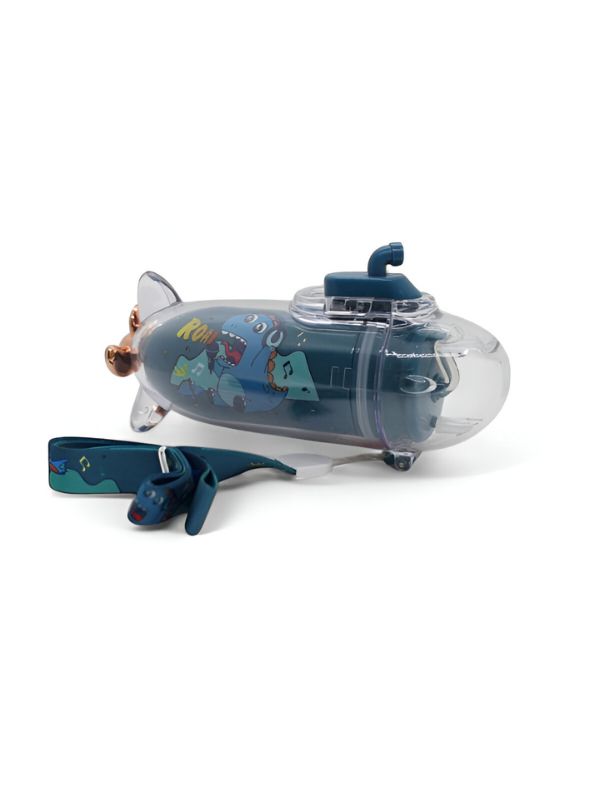 Submarine Water Bottle for Toddlers – 380ml Stainless Steel Leak-Proof, Push Button, BPA-Free NOV6845.