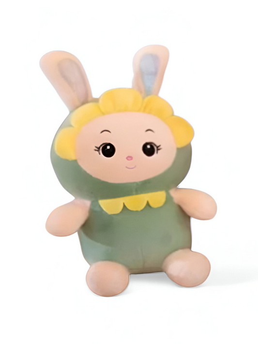 Sunflower Bunny Plush Toy – 9 Inch Cute & Soft Toy Animal for Kids LMI9105.