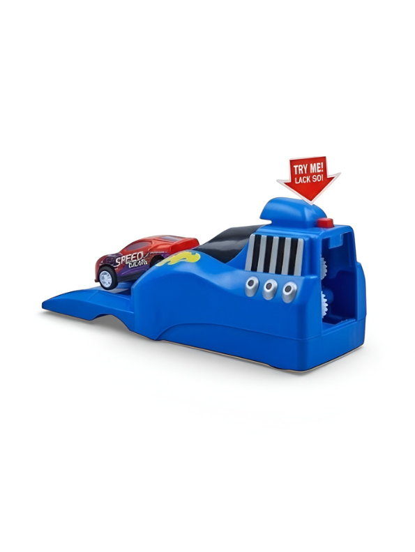 Super Mario-Inspired Toy Racing Car Set with Launcher Ramp TV2226.