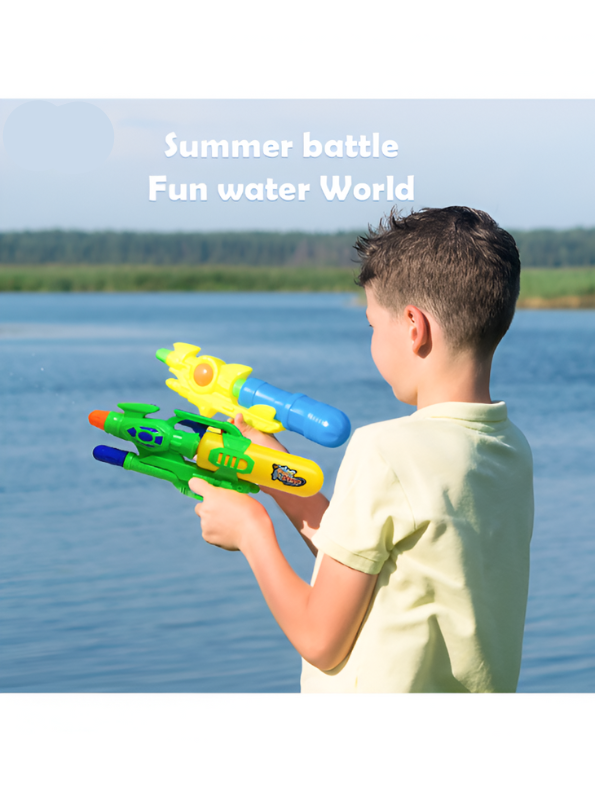 Super Soaker Water Gun Pichkari – High Capacity Summer Splash Toy for Kids & Adults Green LMI14362.