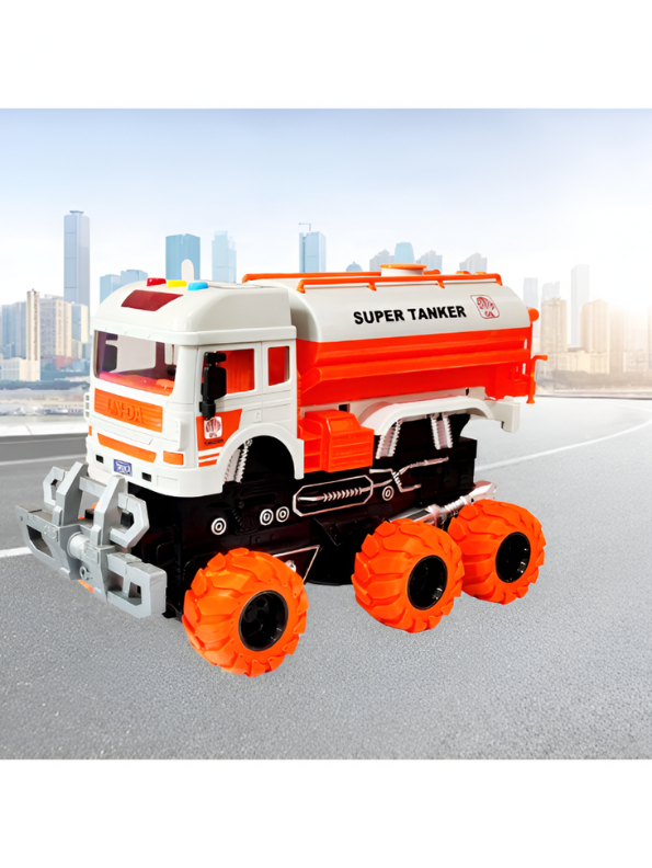 Super Tanker Deformation Truck Toy for Kids – 2-in-1 Transforming Vehicle Playset LMI11187.