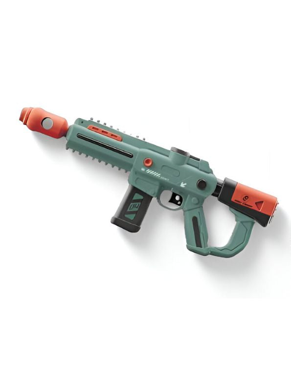 Green Super Soaker Electric Water Gun – Outdoor Summer Toy for Kids Adults High-Pressure Shooting Range, Big Plastic Blaster