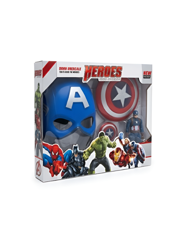 Superhero Captain America Action Toy Set TV4036.