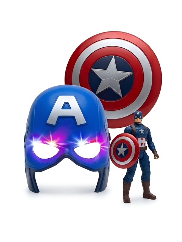 Superhero Captain America Action Toy Set TV4036.