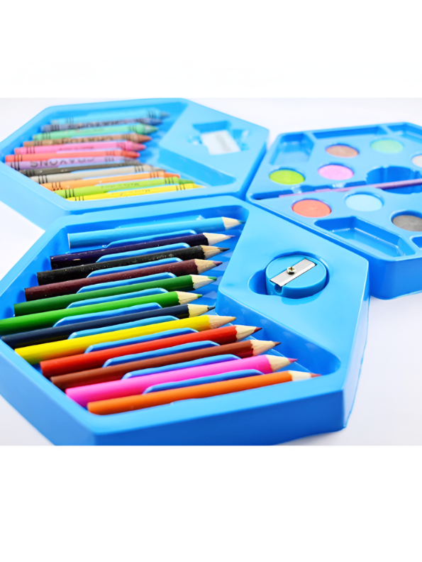 Superhero Drawing Set – Portable Folding Art and Craft Kit LMI1492.