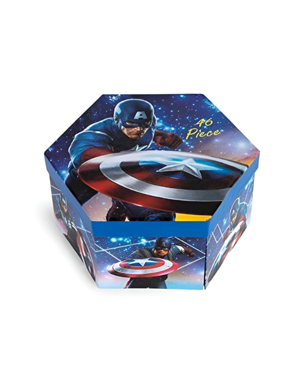 Superhero Drawing Set – Portable Folding Art and Craft Kit LMI1492.