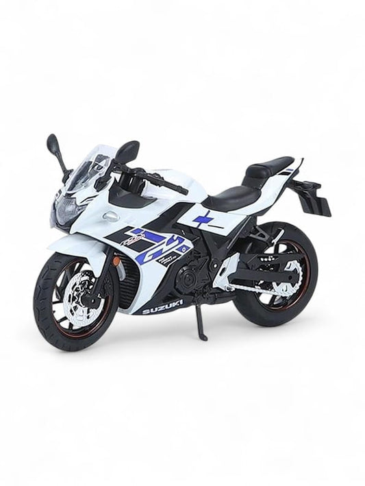 Suzuki GSX-250R Motorcycle 1:24 Scale Diecast Model - White  Metal Collectible | TV-O-24