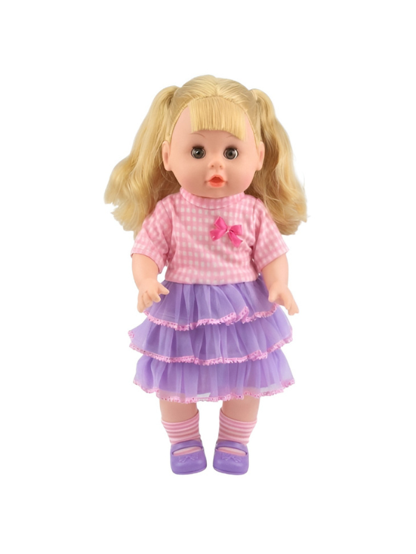 Sweet Baby Doll Playset – Realistic Blonde Baby Doll MD2922.