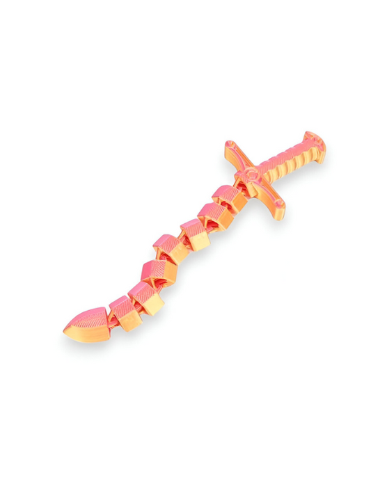 Orange - Sword Keychain – Miniature Weapon Key Ring | Cool Collectible Gift for Anime, Cosplay & Gamers  NOVGBT-50409.