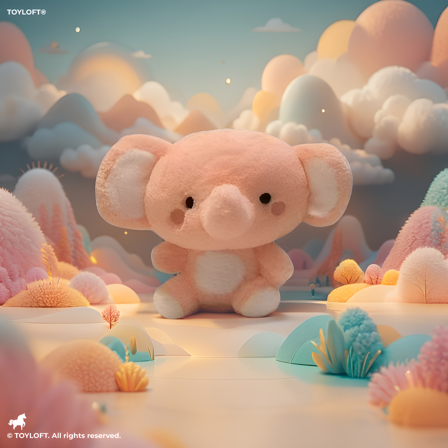 Pink - Trunky – Ultra-Soft & Cuddly Elephant Plush Toy for Babies and Kids - MS14123.