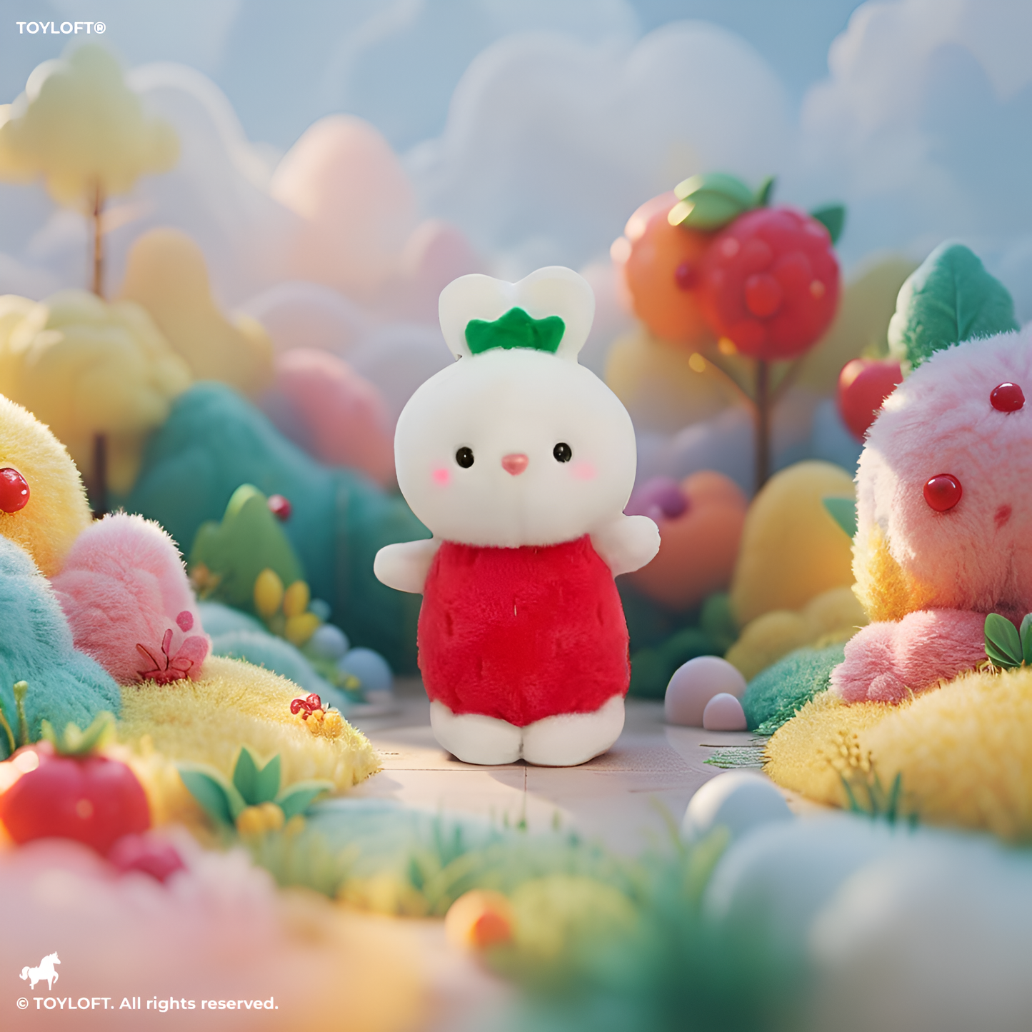 BerryPals - 7 Inch Soft Strawberry Plush Toy | Cute Stuffed Fruit Doll for Home Decor & Gifting -  MS14602