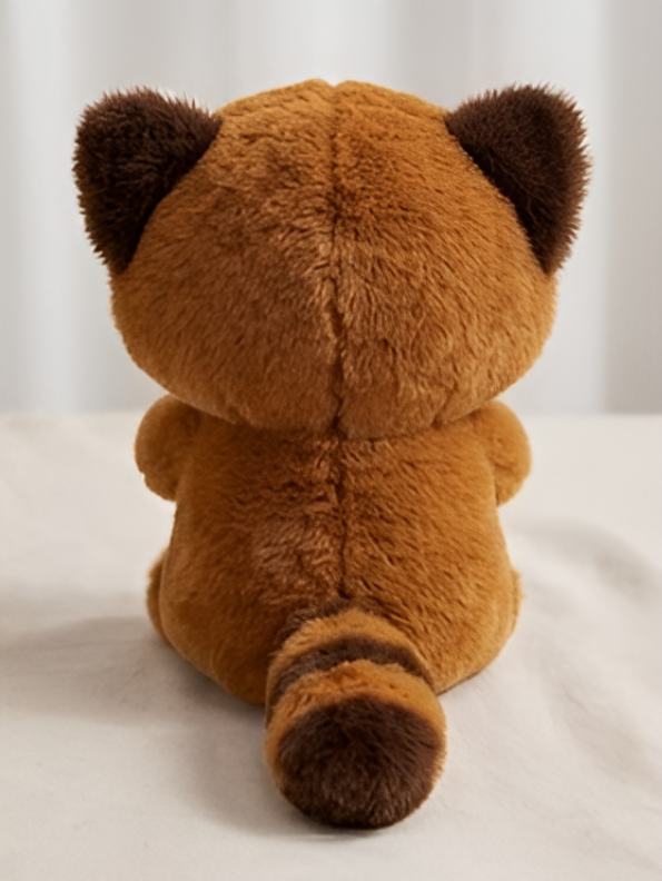 Brown Raccoon Stuffed Animal Plush – 8” Ultra-Soft Kawaii Plushie, Cute Animal Toy for Kids and Toddlers ST16509