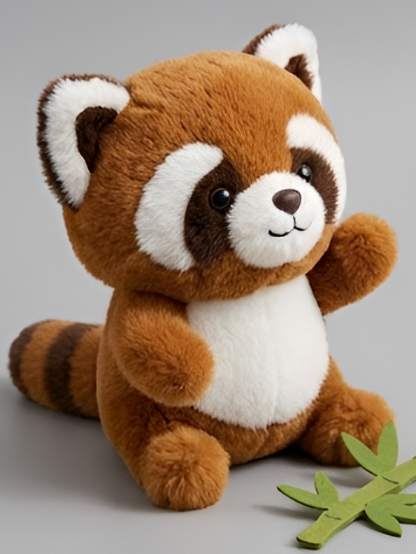 Brown Raccoon Stuffed Animal Plush – 8” Ultra-Soft Kawaii Plushie, Cute Animal Toy for Kids and Toddlers ST16509