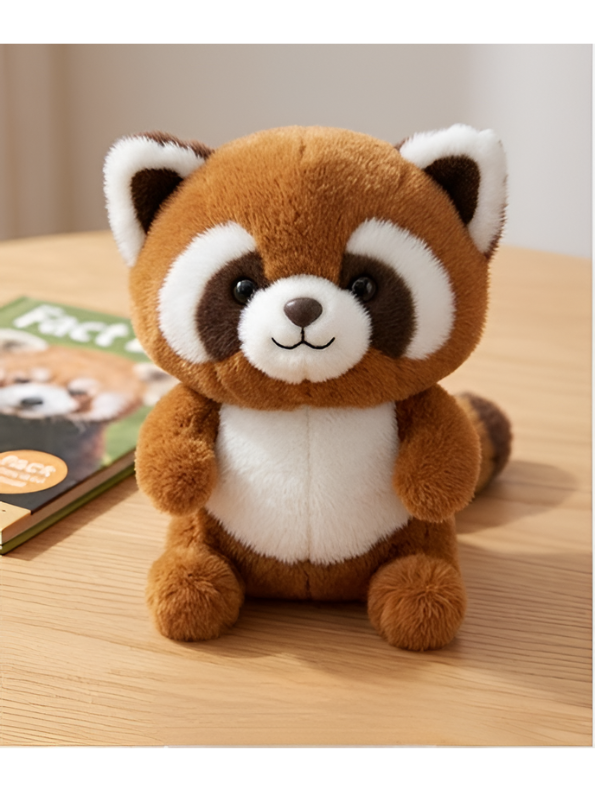 Brown Raccoon Stuffed Animal Plush – 8” Ultra-Soft Kawaii Plushie, Cute Animal Toy for Kids and Toddlers ST16509