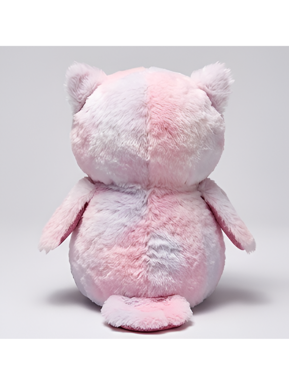 Owl Plush – 8” Pink & Lavender Bird Toy with Sparkle Eyes – Adorable Soft Stuffed Perfect Birthday Gift for Kids and Toddlers ST16399