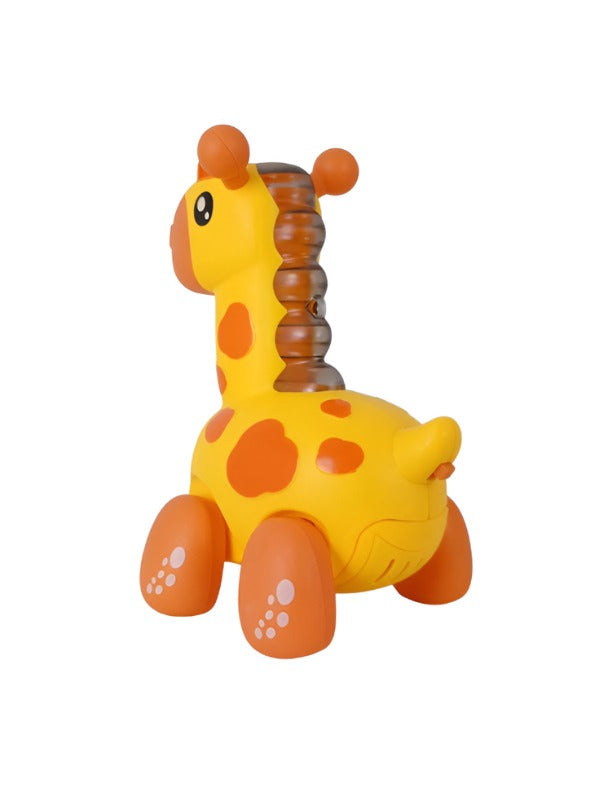 Battery Operated Walking Giraffe Toy for Toddlers with Music and LED Lights – Educational Musical Pet Toy for Kids Ages 3+ LMI14910