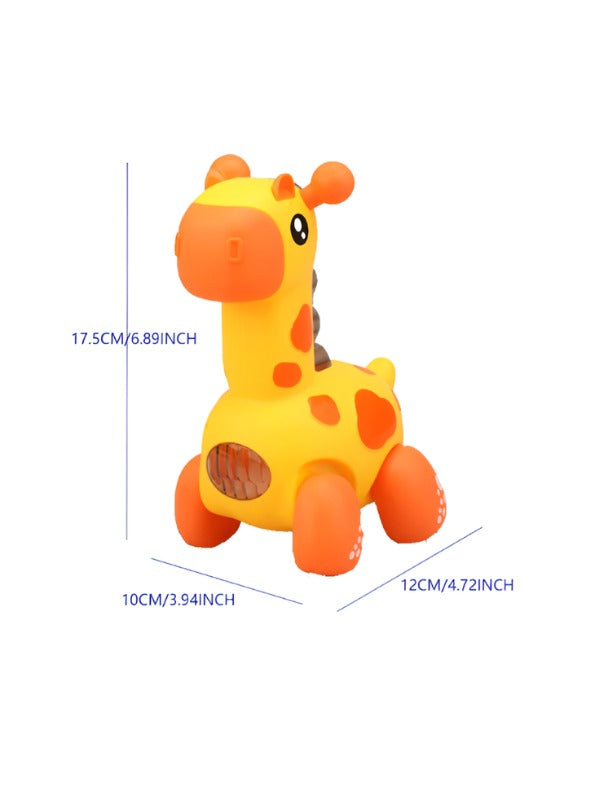 Battery Operated Walking Giraffe Toy for Toddlers with Music and LED Lights – Educational Musical Pet Toy for Kids Ages 3+ LMI14910