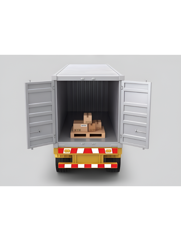 Detachable Toy Container Truck with Lights and Music – Red Freight Semi-Trailer Transporter Vehicle for Kids NX15071