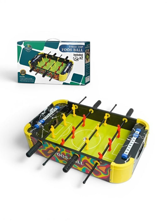 Tabletop Foosball Game Set – 20-Inch Portable Mini Soccer Arcade with 4 Control Rods, Manual Scorekeepers, and 2 Balls – Compact Desktop Sports Toy for Kids & Adults LMI10873