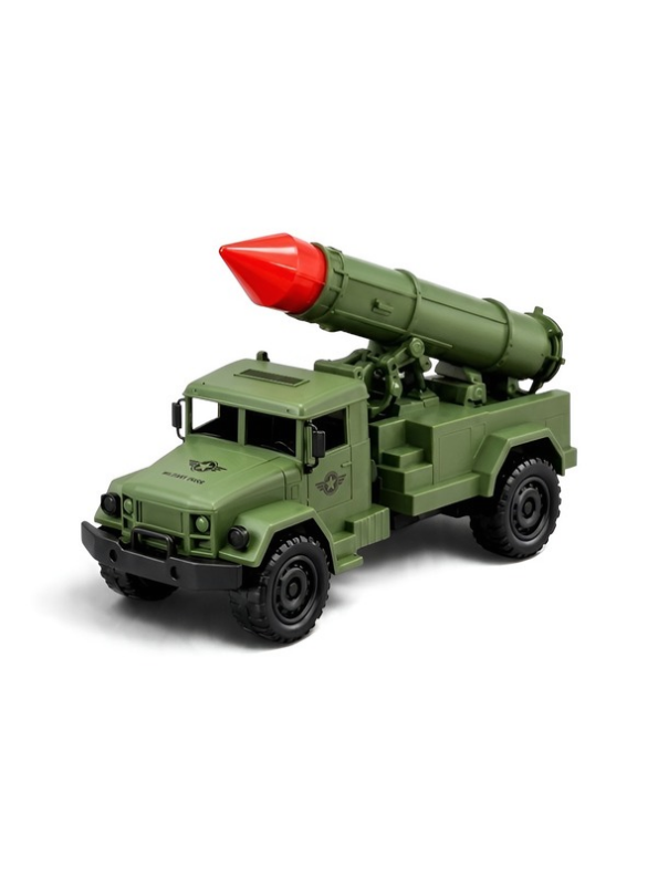 Tactical Missile Launcher Defense Truck Toy – Green  Military Rocket Carrier Vehicle LMI15651