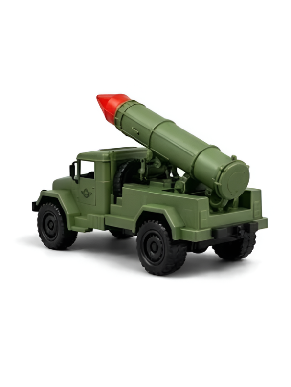 Tactical Missile Launcher Defense Truck Toy – Green  Military Rocket Carrier Vehicle LMI15651